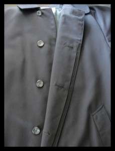 Navy Blue Aquascutum Mac Trench Coat Raincoat Overcoat XLT Extra Large 