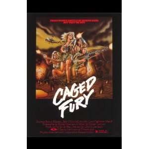  Caged Fury Movie Poster (11 x 17 Inches   28cm x 44cm 