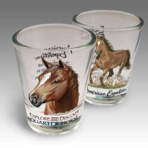  Quarter Horse Shot Glass Set