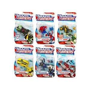  TRANSFORMERS ANIMATED DELUXE CLASS SET OF 6 Everything 