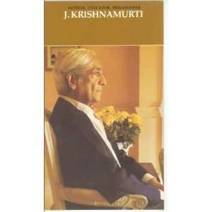  J. Krishnamurti with Huston Smith   1968 (VHS Tape 