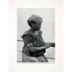  1906 Print Bassa Liberia Africa Indigenous Native Woman 
