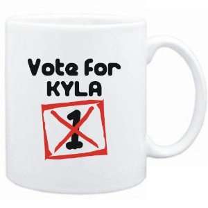  Mug White  Vote for Kyla  Female Names Sports 