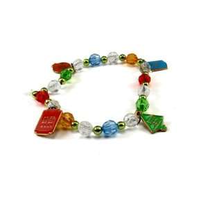   Bracelet for Kids and Funwear with Chinese Good Luck Enamel Charms
