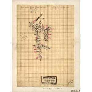 Civil War Map Preliminary field sketch of part of the Shepherdstown 
