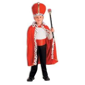 Lets Party By Forum Novelties Inc King Child Costume Kit / Red   Size 