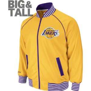   Angeles Lakers Gold Big & Tall Mitchell & Ness Downtown Track Jacket