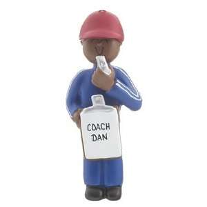  Personalized Ethnic Coach Male Christmas Ornament
