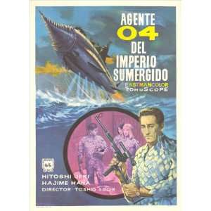 Undersea Battleship Movie Poster (11 x 17 Inches   28cm x 44cm) (1963 