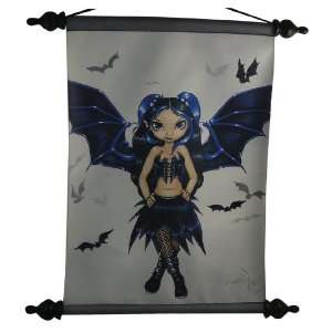 Bat Wings Fairy Scroll Jasmine Backet Griffith Collectible Wall 
