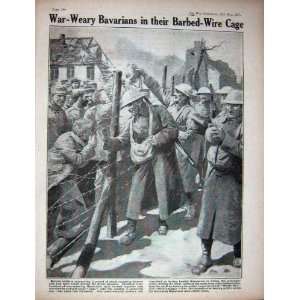   1917 WW1 British Soldiers Bavarians Barrbed Wire Arras