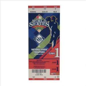   2008 World Series Game 1 Mega Ticket  Rays