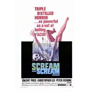 Scream and Scream Again by Unknown 11x17 