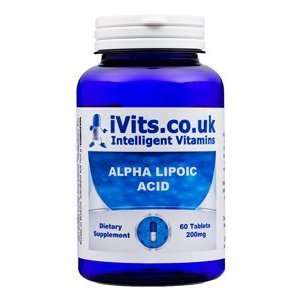  iVits Intelligent Vitamins, Alpha Lipoic Acid, 200mg, 60 