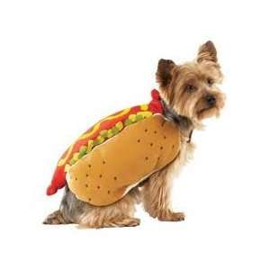  Dog Costume Plush Hot Dog Pet Costume Small 5  15 Lbs Pet 