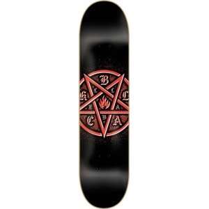  Black Label Blacklight Pentagram Skateboard Deck   8 