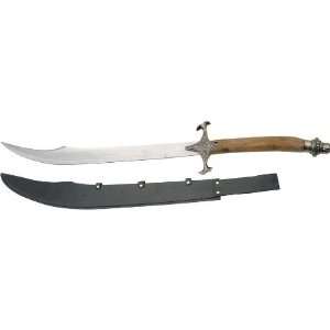  Pakistan Cutlery 1068 Scimitar with Pewter Finish Cast 