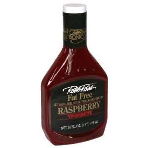 Robb Ross Fat Free Raspberry Vinaigrette, 16 Ounce (Pack of 6)