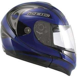  KBC FFR Modular Cruz Helmet   X Large/Black/Blue 