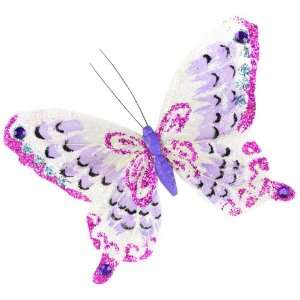  Touch of Nature 23270 Feather Butterfly Embellishment, 4 1 