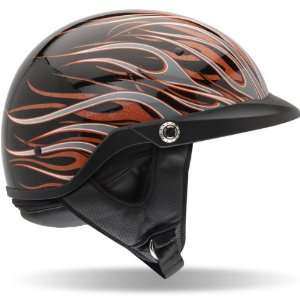  Bell Pit Boss Half Motorcycle Helmet Flames S Automotive