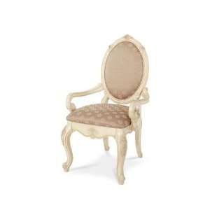  Aico Furniture Lavelle Arm Chair (Set of 2) (Blanc) 54004N 