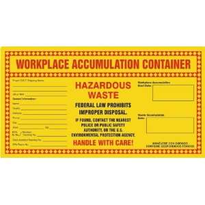  Workplace Accumulation Container   Hazardous Waste, Add 