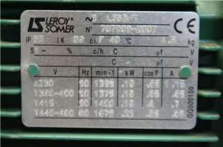 LEROY SOMER LS63/T 707209 2007 + motovario nmrv/030 gearbox  