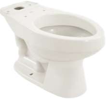 Toto C716#01 Carusoe Elongated Toilet Bowl White  