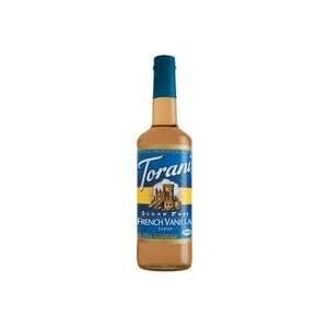 Torani Sugar Free French Vanilla Syrup 33.8 Ounces / 1 Liter (Extra 