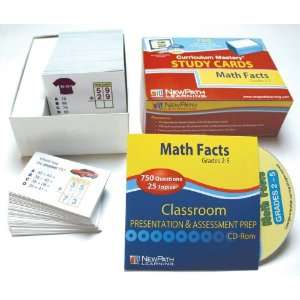  Newpath Math Facts Study Cards   750 Cards   Grades 2 to 5 