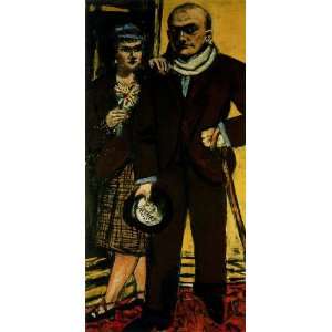  Hand Made Oil Reproduction   Max Beckmann   24 x 50 inches 