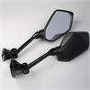 Mirror For 2009 2010 2011 KAWASAKI ZX6R ZX 6R Black  