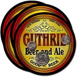 Guthrie, OK Beer & Ale Coasters   4pk