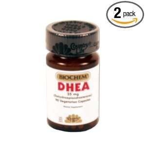  Country Life DHEA (Dehydroepiandrosterone) 25 mg, Biochem 