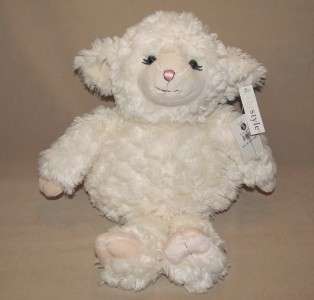   Cream LuLu LAMB Plush STUFFED Toy Off White BABY STYLE Sheep  