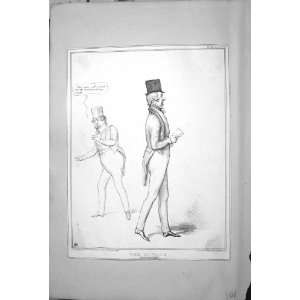   John Doyle Hb Sketch 1836 Rivals Liston Lord Morpeth