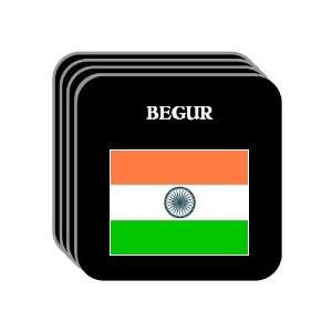  India   BEGUR Set of 4 Mini Mousepad Coasters 