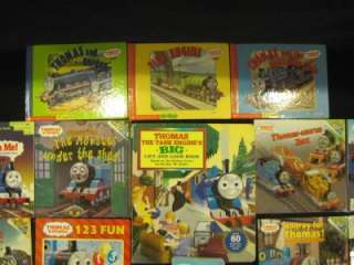 THOMAS THE TANK TRAIN BABY DAYCARE PRESCHOOL CHILDRENS TOY BOOK LOT 