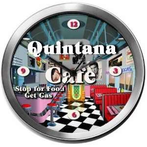  QUINTANA 14 Inch Cafe Metal Clock Quartz Movement Kitchen 