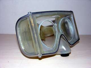 Rare Vintage Scuba Snorkeling Tempered+ Mask Goggles USA  