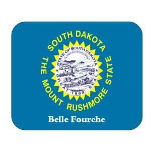  US State Flag   Belle Fourche, South Dakota (SD) Mouse Pad 