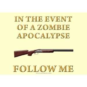  In the Event of a Zombie Apocalypse Greeting Cards Health 
