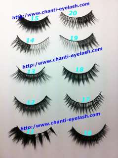 Wholesale 50 Pair False Eyelashes Eye Lashes Double layer Series 