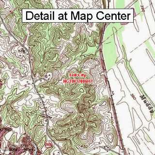  USGS Topographic Quadrangle Map   Tell City, Indiana 