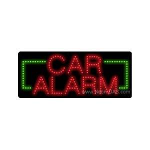 Car Alarm Outdoor LED Sign 13 x 32