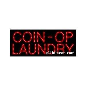  Coin Op Laundry Business LED Sign