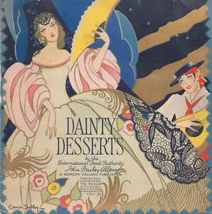 Dainty Desserts Vintage Cookbook Ida Bailey Allen 1920  