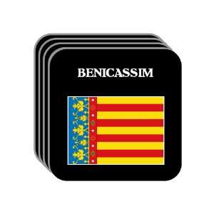   Comunitat Valenciana)   BENICASSIM Set of 4 Mini Mousepad Coasters