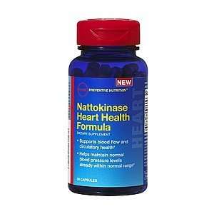  GNC Preventive Nutrition Nattokinase Heart Health Formula 